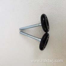 black 2.5*4 Garage door nylon roller